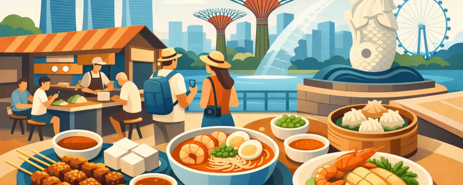 Singapore Hawker Food Recommendations for Tourists